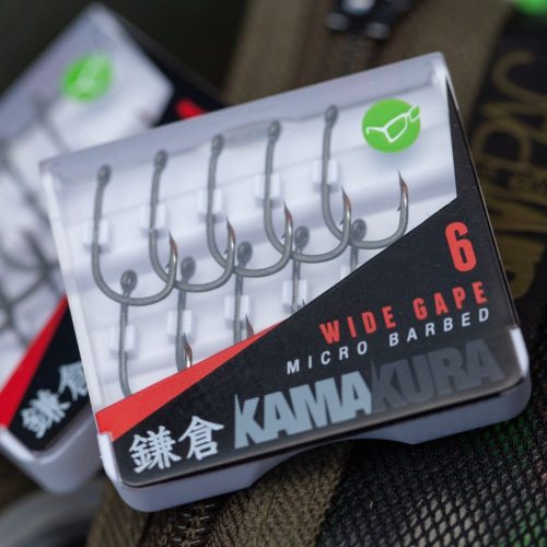 Korda Kamakura Wide Gape Hook - extra éles mikro szakállas pontyozó horog 6-es
