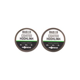   Korda BASIX Coated Hooklink 18lb - bevonatos fonott előkeanyag 18lb 10 méter