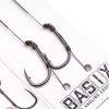 Korda BASIX Ready Tied Hair Rigs Wide Gape 6 Barbed 18lb - hajszállal kötött mikro szakállas kész horogelőke 6-os Wide Gape horoggal