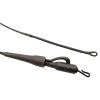 Korda BASIX Lead Clip Leaders - leadcore gubancgáncló ólomklippel és QC forgóval "Basix" sorozat