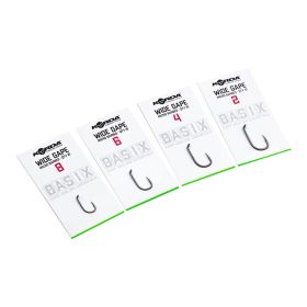   Korda BASIX Wide Gape Hooks Micro Barbed 2 - mikro szakállas Wide Gape horog 2-es méretben