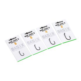   Korda BASIX Wide Gape Hooks Barbless 2 - szakáll nélküli Wide Gape horog 2-es méretben