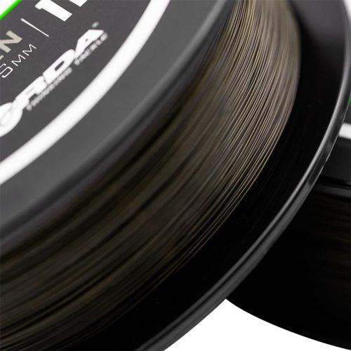 Korda BASIX Main Line 15lb - főzsinór camo zöld színben 1000 méter 0,40 mm "Basix" sorozat