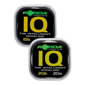 Korda IQ Fluorocarbon Hooklink - előkezsinór 25 lb 20m