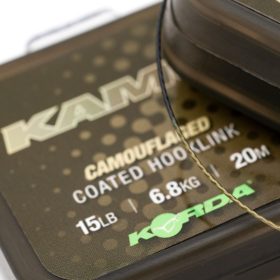   Korda Kamo Coated Hooklink 15lb - kamo bevonatos előkezsinór 20 méter