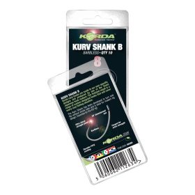  Korda Kurv Shank Barbless Size 2 - szakáll nélküli pontyozó horog 2-es méretben