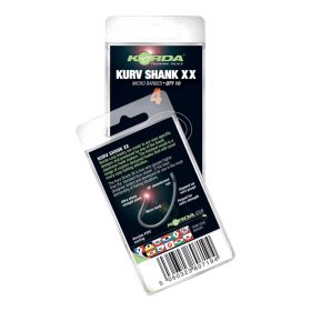   Korda Kurv Shank XX Hook Size 2 - mikro szakállas pontyozó horog 2-es méret