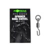 Korda PTFE Spinner Ring Swivel - gyorskapcsos forgó karikával 11-es méretben