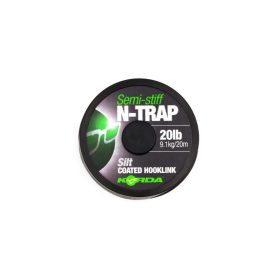  Korda N-Trap Soft Hooklink Silt 15lb - előkezsinór "iszap" színben 20 méter