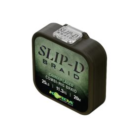Korda Slip-D Braid 25lb Camouflage - merev fonott zsinór 