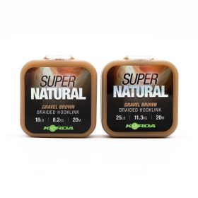   Korda Super Natural Gravel Brown - előkezsinór Sóder Barna 18 lb 20m