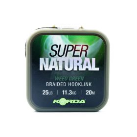 Korda Super Natural Weedy Green - előkezsinór 18 lb 20m